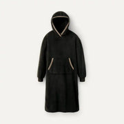 Unisexe Sweat à capuche oversize en UGGfluff - BLACK