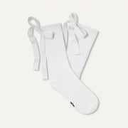 Femme Chaussette Serenella Novelty Bow - WHITE