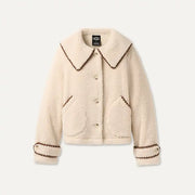 Femme Veste à col Nikia - CREAM