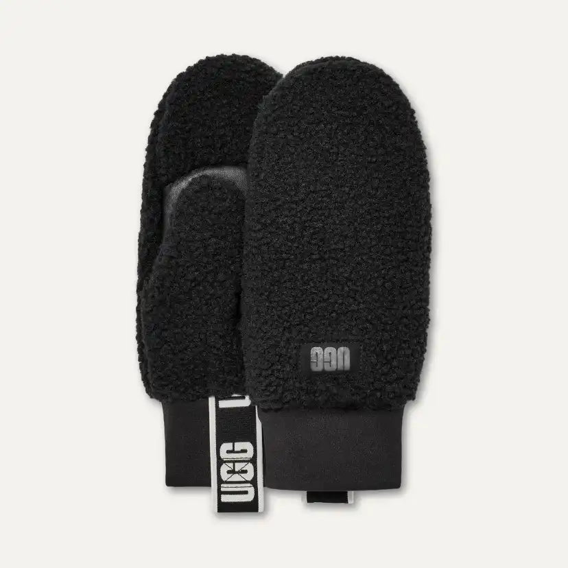Femme Moufle en UGGfluff avec ruban à logo