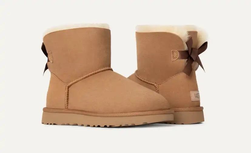 Femme Botte Mini Bailey Bow II - CHESTNUT