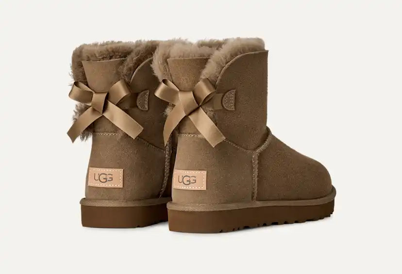Femme Botte Mini Bailey Bow II - LIGHT BRONZE
