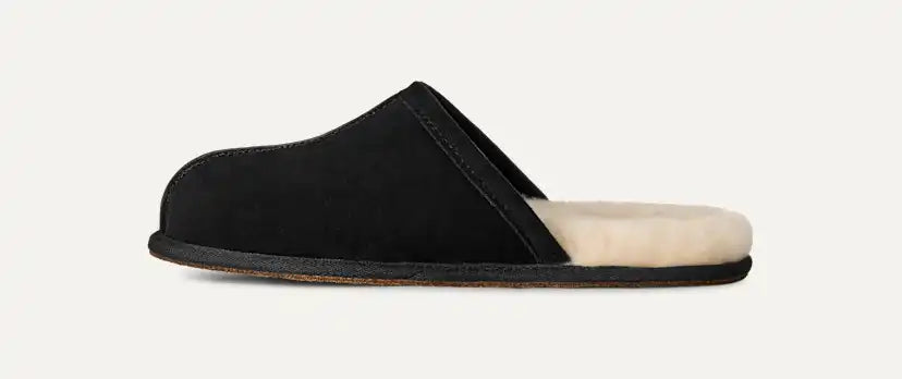 Homme Chausson Scuff - BLACK