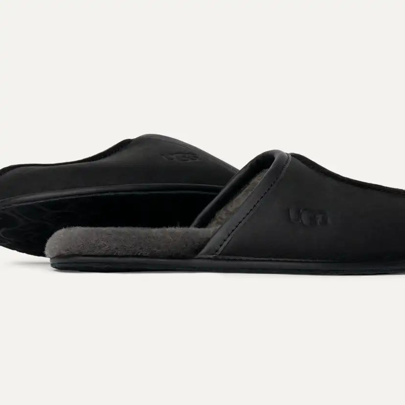 Homme Chausson Scuff - BLACK