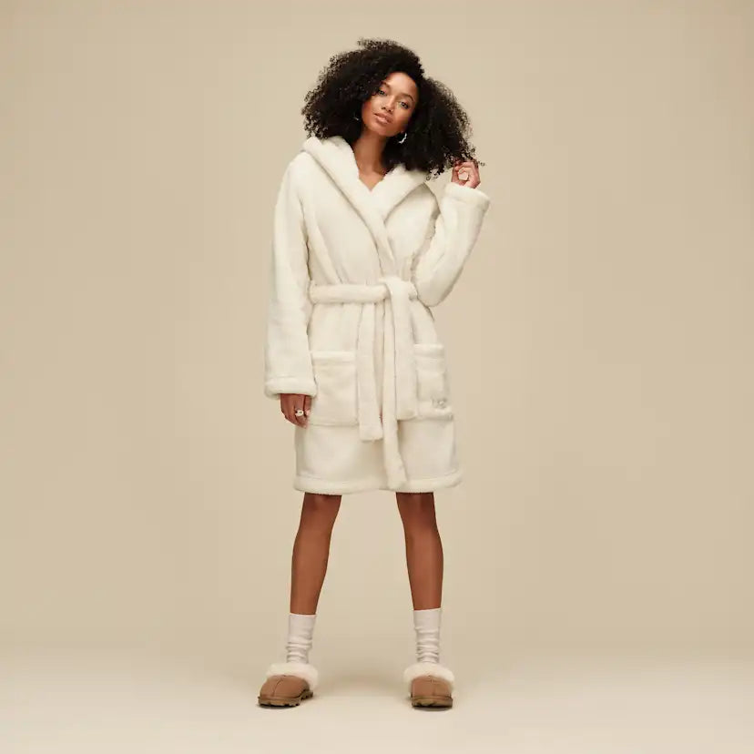 Femme Robe de chambre Aarti en Uggfluff - CREAM