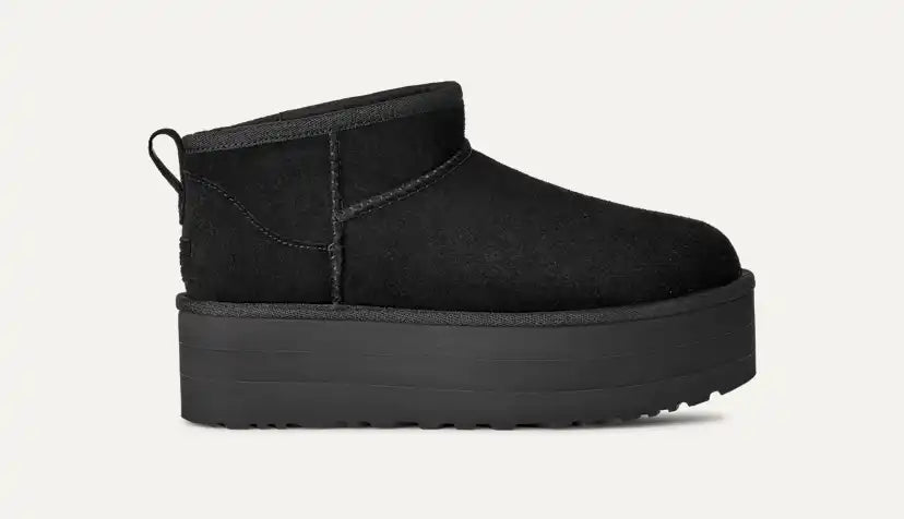 Femme Botte Classic Ultra Mini à plateforme - BLACK