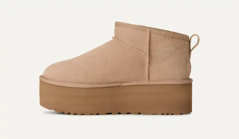 Femme Botte Classic Ultra Mini à plateforme - SAND