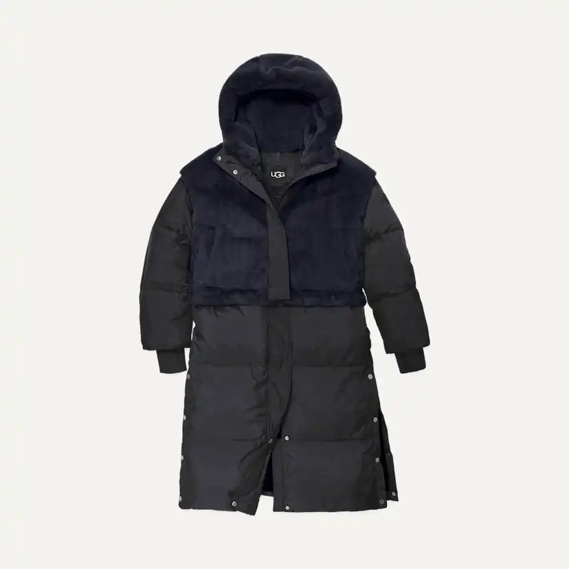 Femme Doudoune convertible Keeley en fourrure synthétique