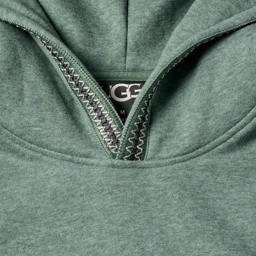Homme Sweat à capuche Tasman - GREEN STONE HEATHER