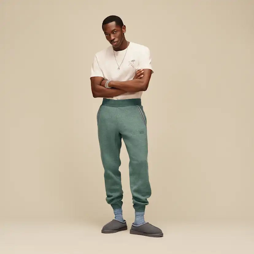 Homme Pantalon de jogging Tasman - GREEN STONE HEATHER