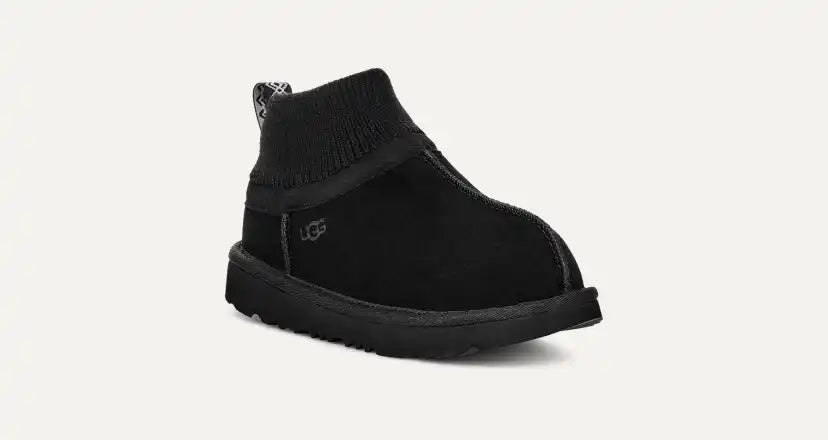 Tout Petit Botte Classic Ultra Mini Stretch Cuff - BLACK
