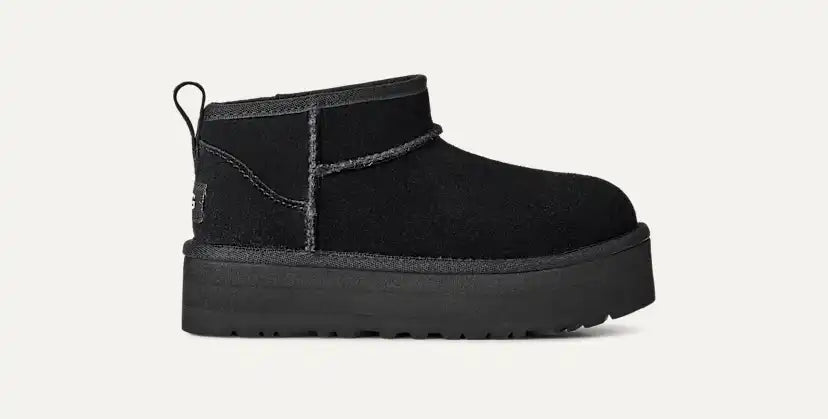Enfants Botte Classic Ultra Mini à plateforme - BLACK