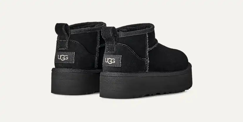 Enfants Botte Classic Ultra Mini à plateforme - BLACK