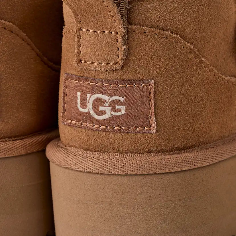 Enfants Botte Classic Ultra Mini à plateforme - CHESTNUT