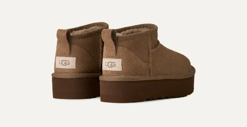 Enfants Botte Classic Ultra Mini à plateforme - LIGHT BRONZE
