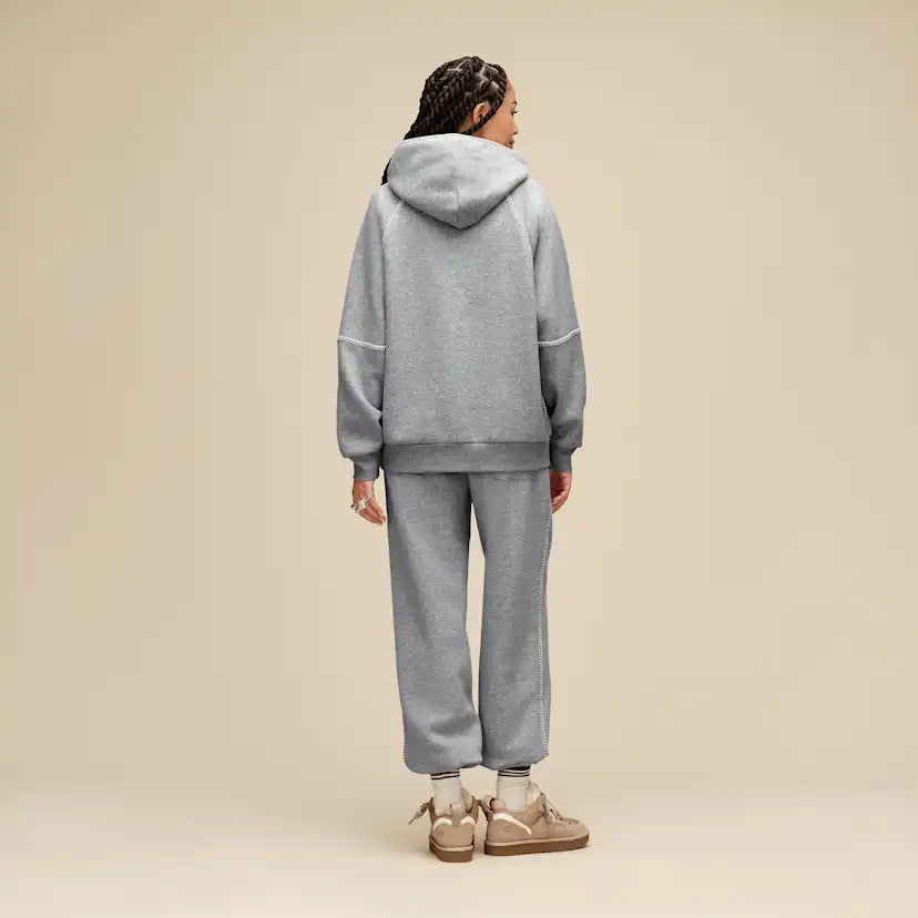 Femme Sweat à capuche Classic - GREY HEATHER