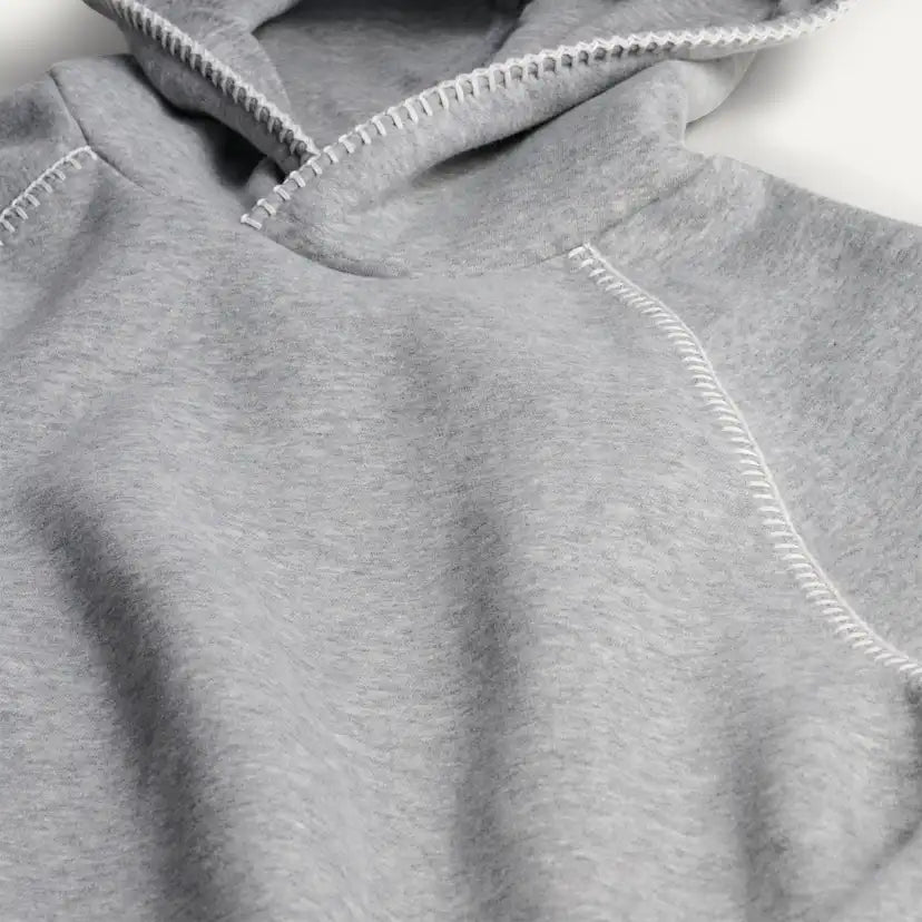 Femme Sweat à capuche Classic - GREY HEATHER