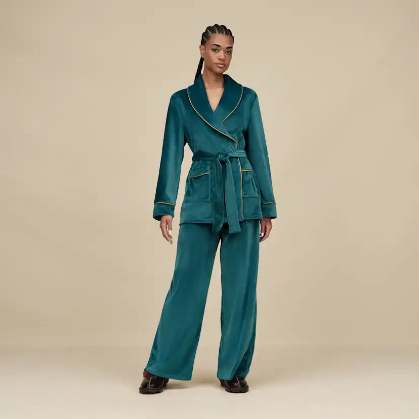 Femme Ensemble Raechelle Wrap - SALTWATER / AVOCADO