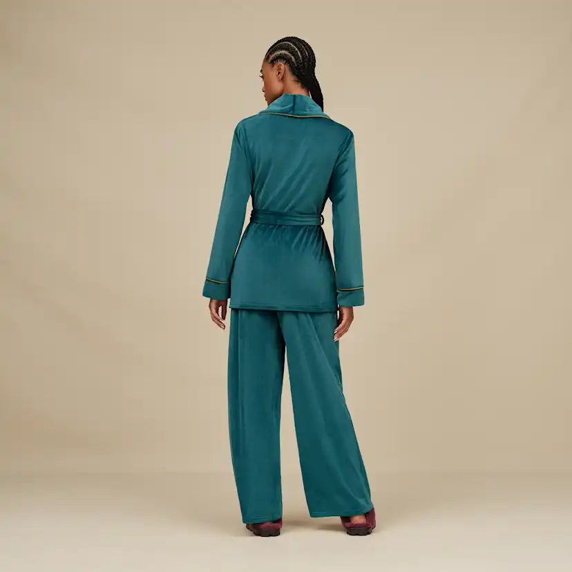 Femme Ensemble Raechelle Wrap - SALTWATER / AVOCADO