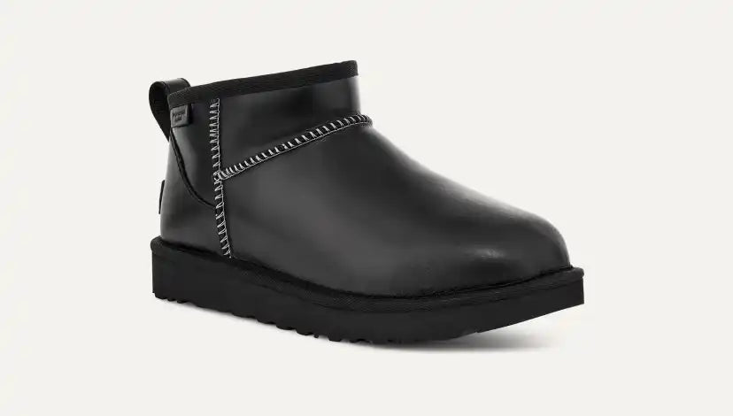 Femme Botte en cuir Classic Ultra Mini Leather Regenerate