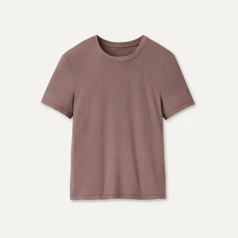 Femme T-shirt côtelé Miriam Baby - ALLSPICE