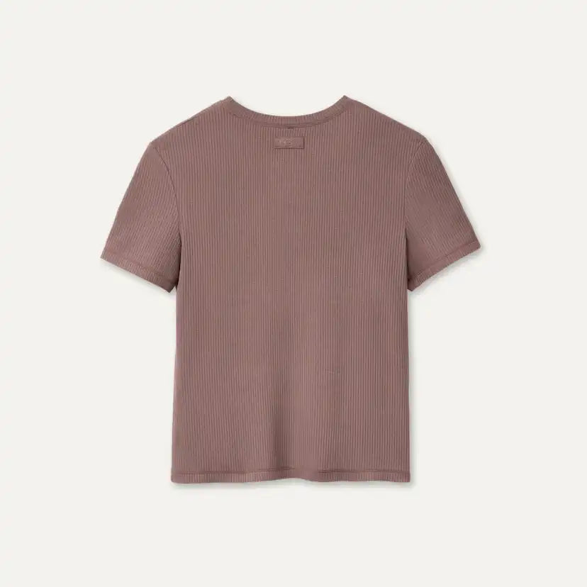 Femme T-shirt côtelé Miriam Baby - ALLSPICE