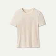 Femme T-shirt côtelé Miriam Baby - NIMBUS