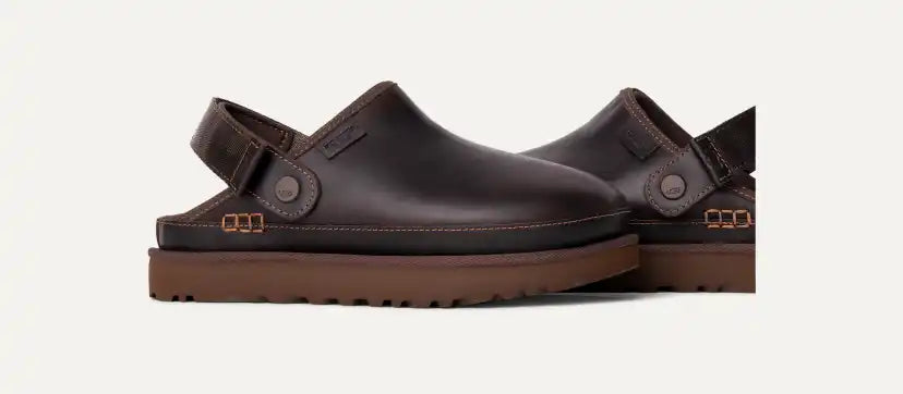 Femme Sabot Goldenstar Lthr Regen