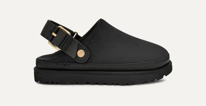 Femme Sabot Goldenstar Villa - BLACK