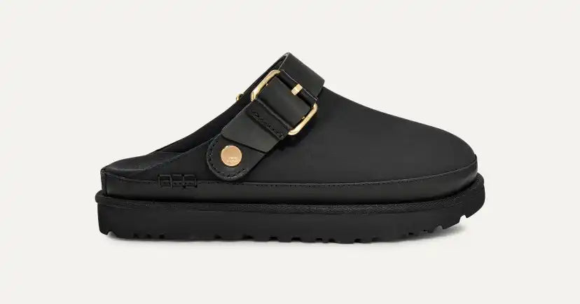 Femme Sabot Goldenstar Villa - BLACK