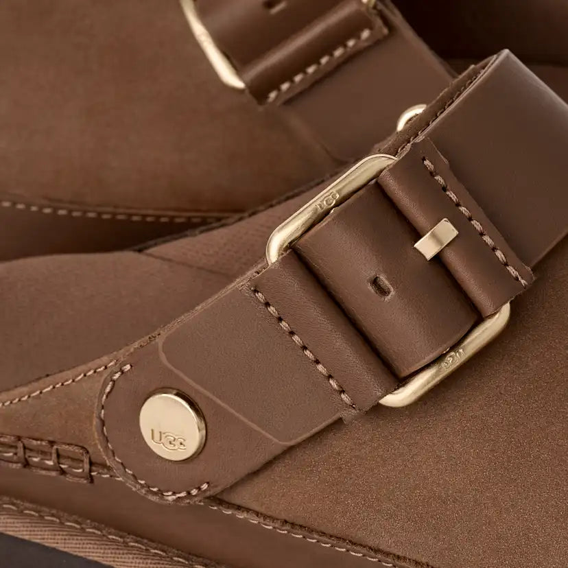 Femme Sabot Goldenstar Villa - DARK CHESTNUT