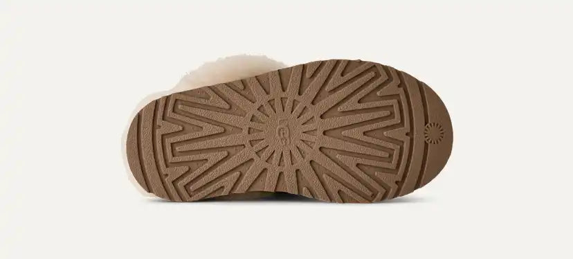 Enfants Disquette Slipper - CHESTNUT