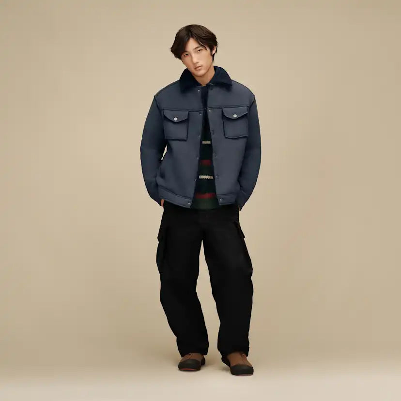 Homme Veste Janson UGGfluff II - EVE BLUE