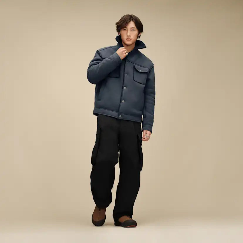 Homme Veste Janson UGGfluff II - EVE BLUE