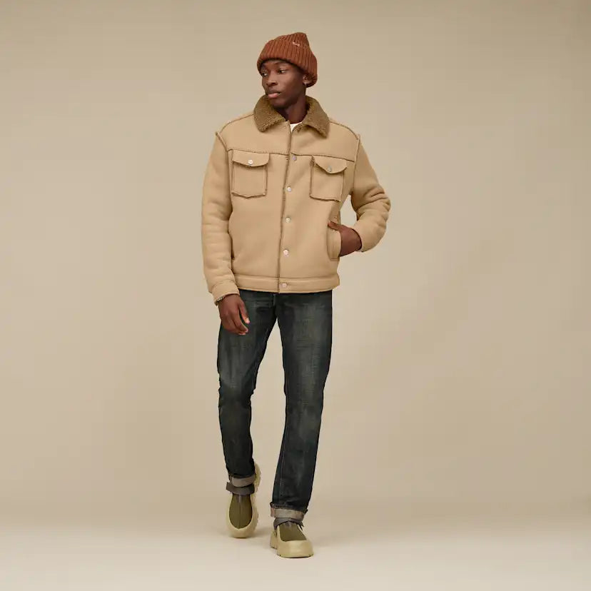 Homme Veste Janson UGGfluff II - SAND