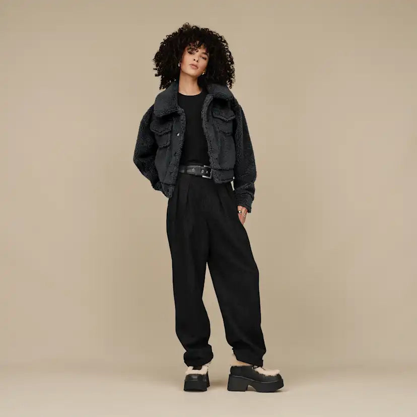 Femme Veste camionneur courte Frankie - INK