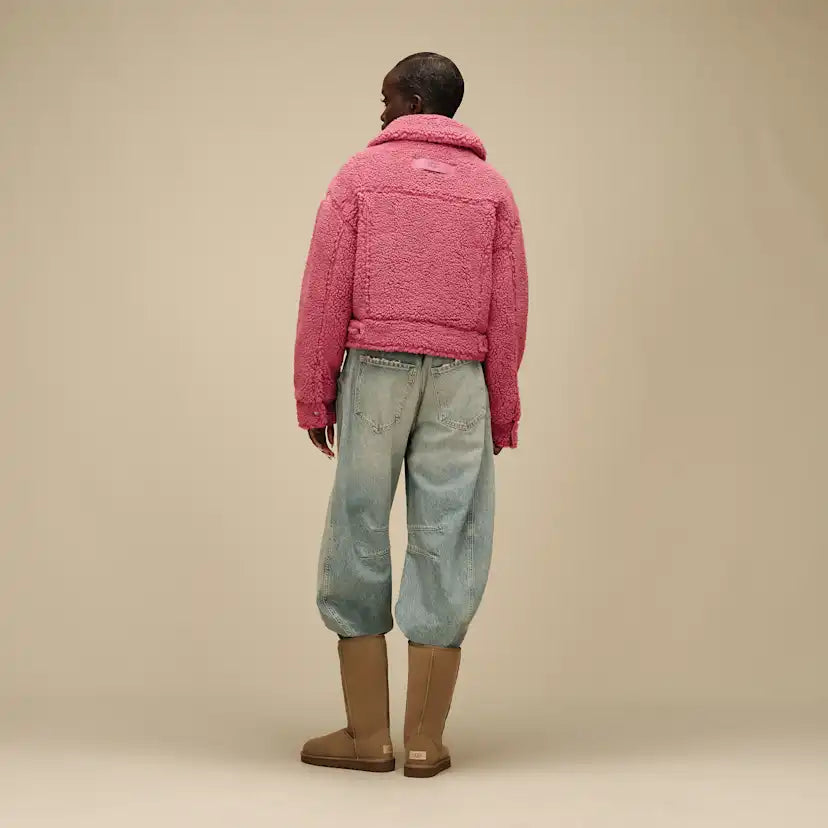 Femme Veste camionneur courte Frankie - STRAWBERRY