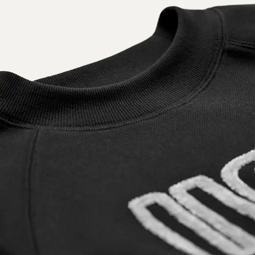 Femme UGG Logo pull à col rond - BLACK
