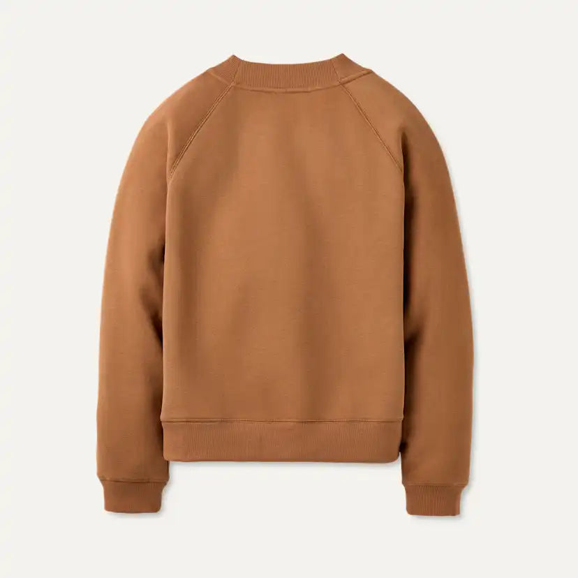 Femme UGG Logo pull à col rond - CHESTNUT