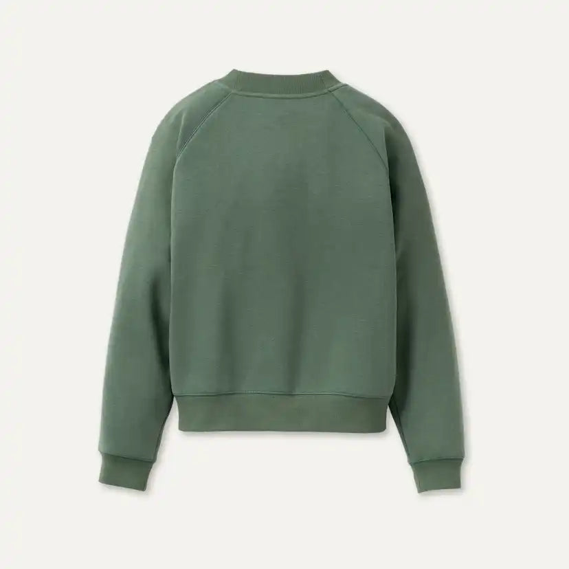 Femme UGG Logo pull à col rond - GREEN STONE