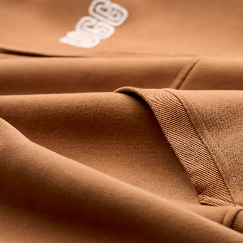 Femme UGG Logo sweat à capuche - CHESTNUT