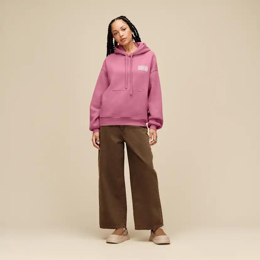 Femme UGG Logo sweat à capuche - DUSTY ORCHID