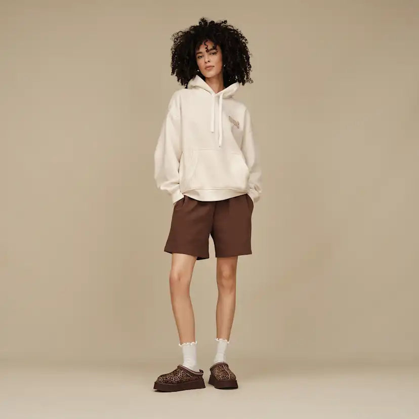 Femme UGG Logo sweat à capuche - NIMBUS