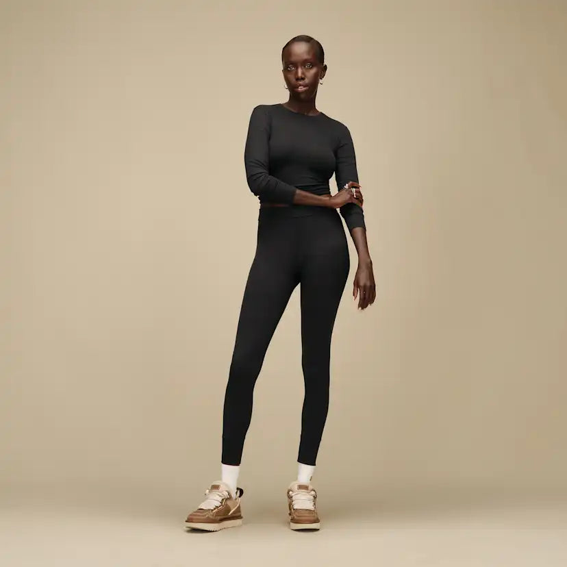 Femme Legging Paloma II Rib - BLACK