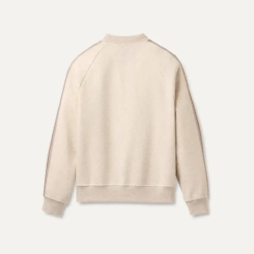 Homme Tasman sweatshirt à col rond - CARIBOU HEATHER