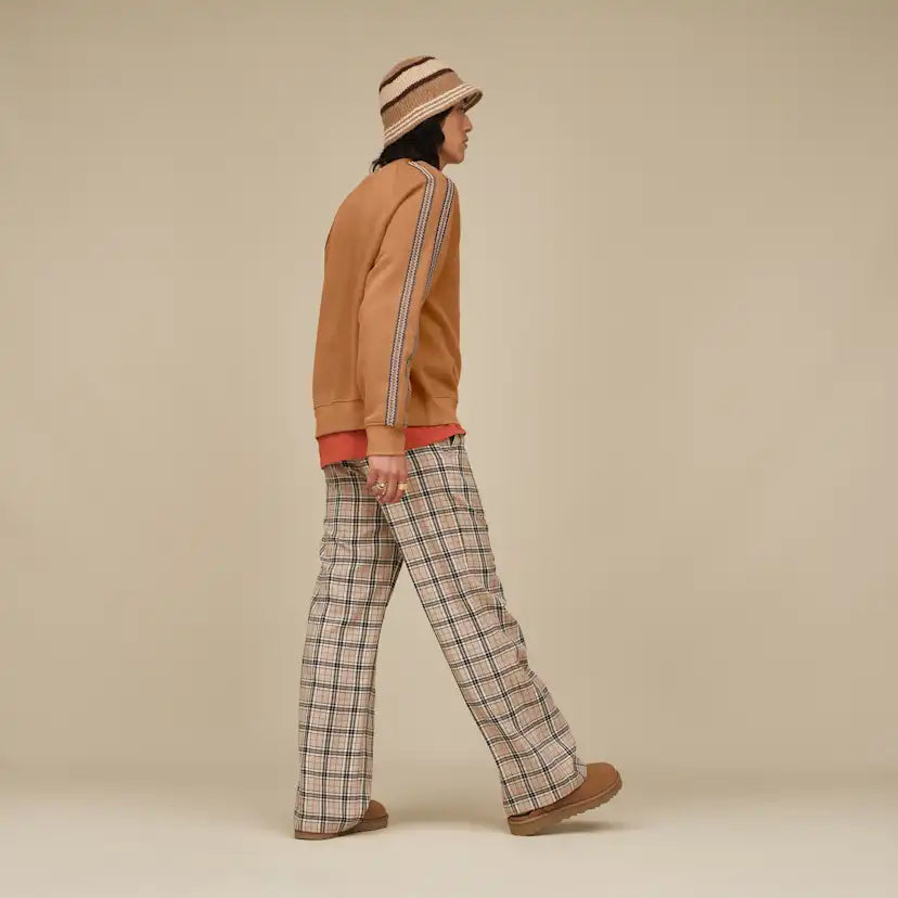 Homme Tasman sweatshirt à col rond - CHESTNUT