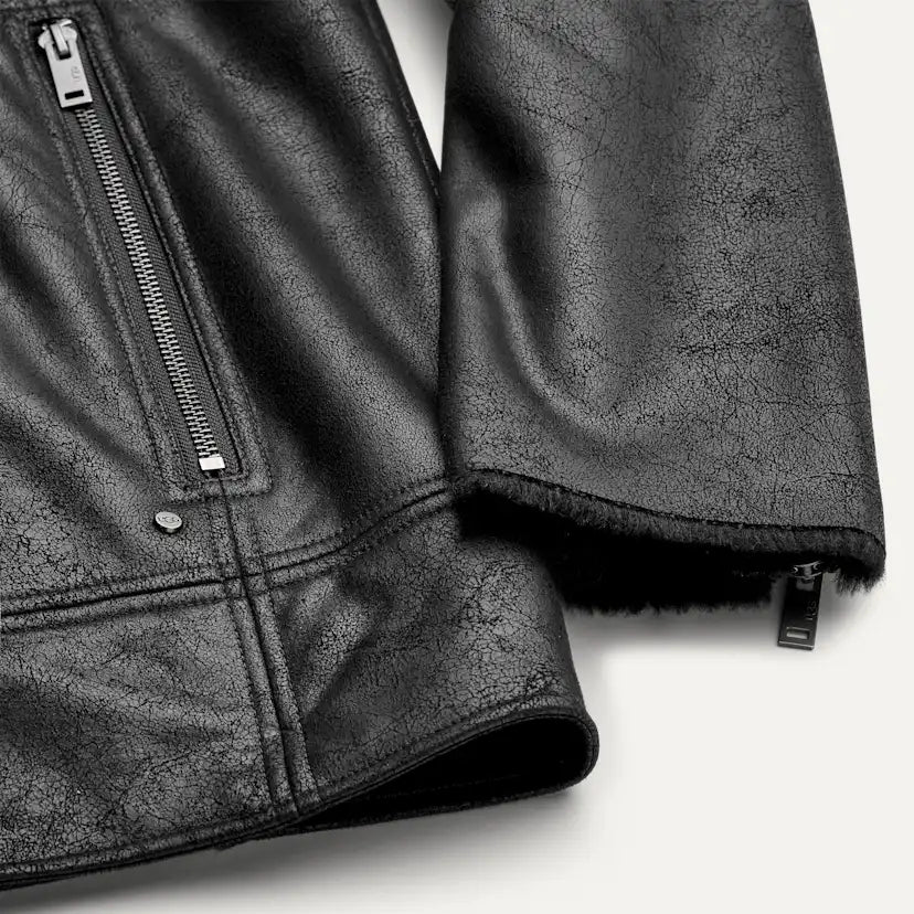 Homme Thayden LuxeFluff Jacket - BLK