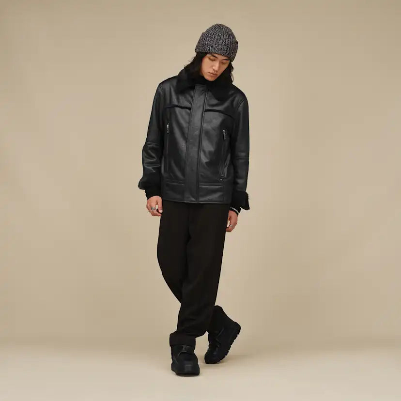Homme Thayden LuxeFluff Jacket - BLK