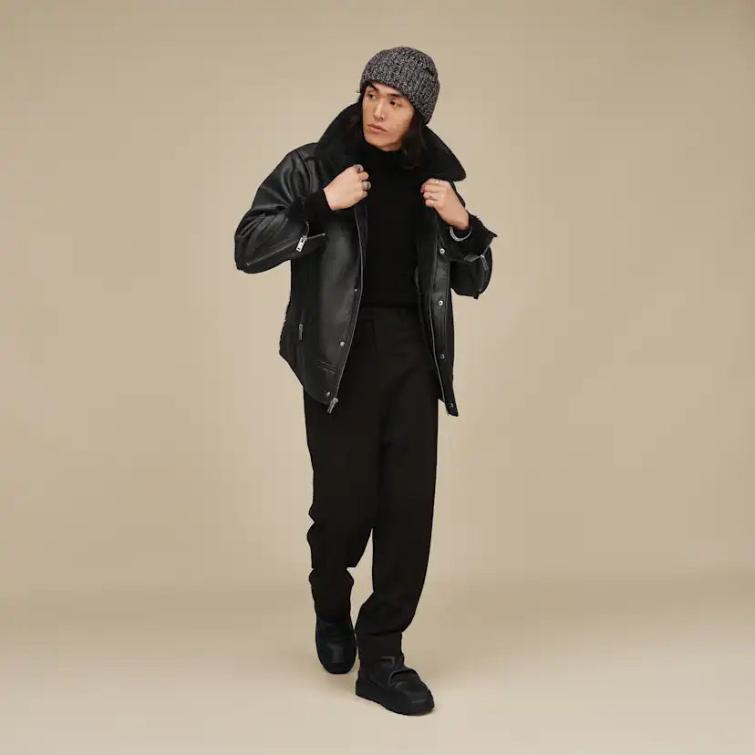 Homme Thayden LuxeFluff Jacket - BLK