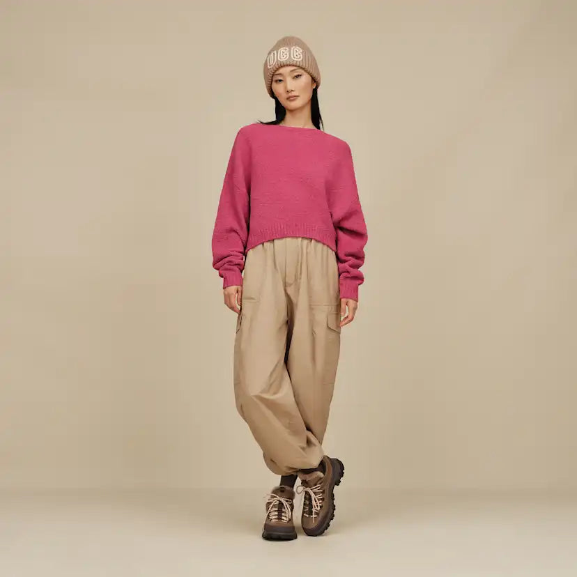 Femme Pull ample Novalie - STRAWBERRY